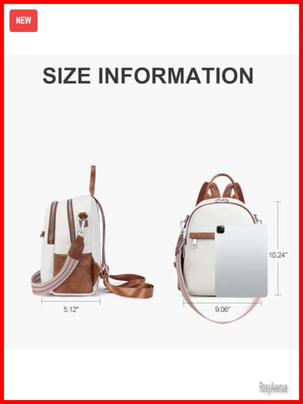 Small Vegan Leather Mini Convertible Backpack Purse Travel Shoulder Bag